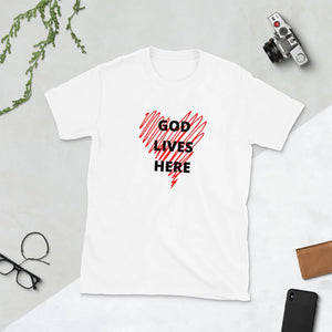God Lives Here center heart