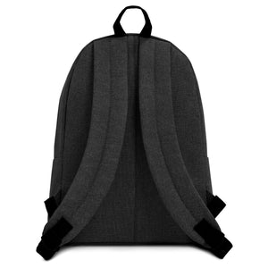 God lives here black Backpack