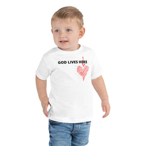 Toddler- white Short Sleeve Tee